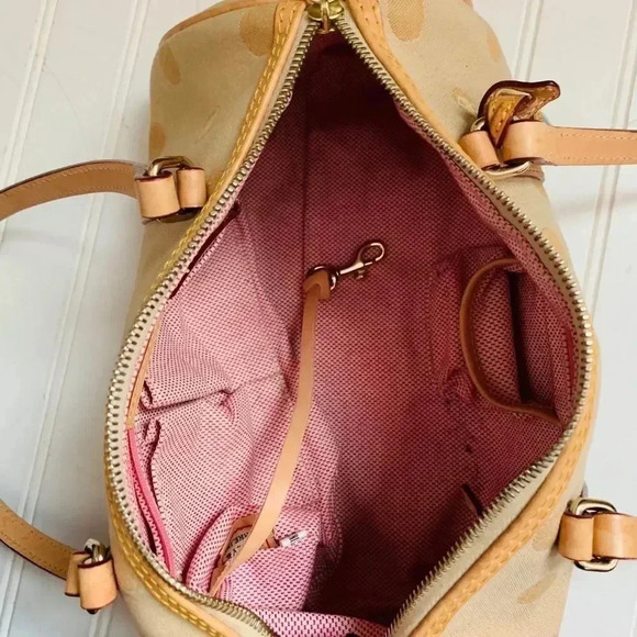 Dooney & Bourke Vintage Y2K Barrel Polka Dot Shoulder Bag - Picture 8 of 8